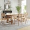 Flash Furniture Jacob Cane Rattan Dining and Event Chairs w/Solid Wood Frame and Seat, Natural, 2PK SK-220902-NAT-GG - alternate 7